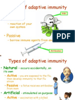 Jenis Penyesuaian Imunisasi