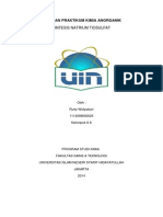 LAPORAN PRAKTIKUM KIMIA ANORGANIK Sintesis Natrium Tiosulfat PDF