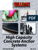 High Capacity Concrete Anchors