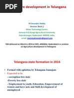 Agriculture development in Telangana.ppt