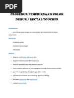 Download Prosedur Pemeriksaan Colok Dubur by Amalia Zulfa Amanda SN214851598 doc pdf