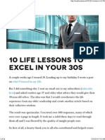 10 Life Lessons to Excel in Your 30s - Blog