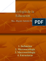 Conceptos Generales de La Sociologia de La Educacion