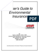 A User's Guide To Environmental Insurance