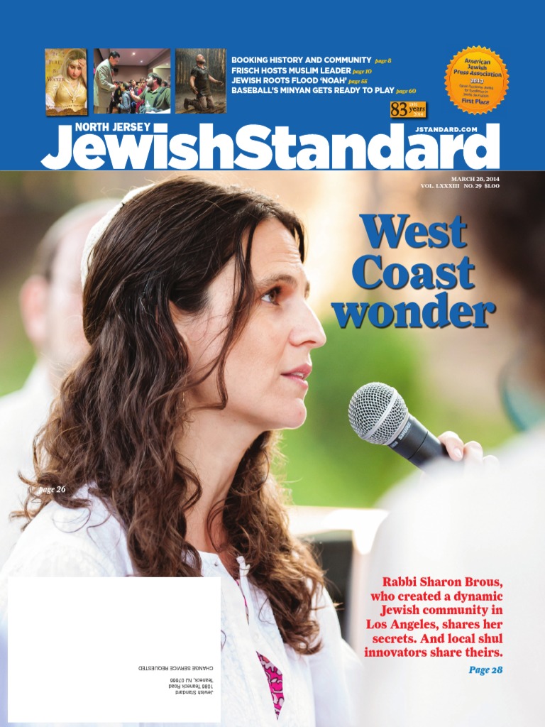 North Jersey Jewish Standard - March 28, 2014. Including