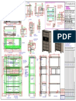 Sample Drawing: Montero Storage Chest 4Drs, 1fall Front, 1niche 120 X 42 X 150 CM Art - NR: 00000