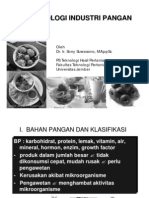 Presentasi Mikrobiologi Industri Pangan 2009 PDF