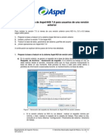 Puesta en marcha de Aspel-NOI 7 0 para usuarios de una versión anterior