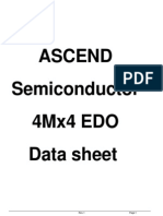 Ascend Semiconductor 4Mx4 EDO Data Sheet