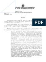 Lesão corporal grave - suspensão condicional do processo - júri - modelo.doc