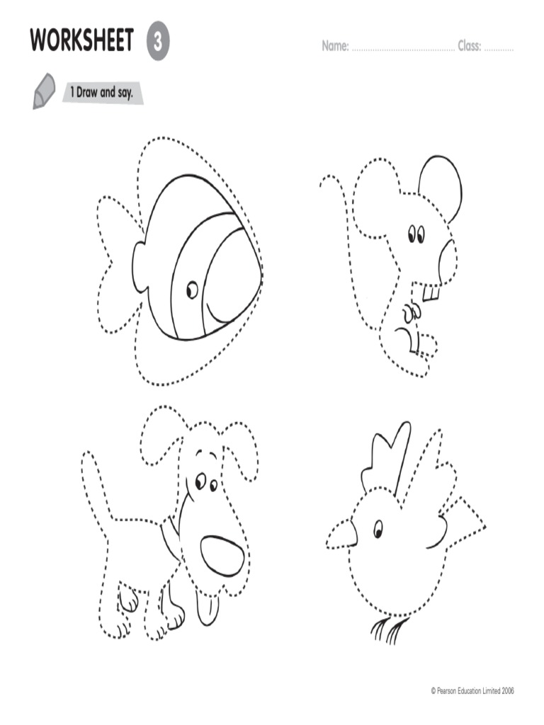 Worksheet: 1 Draw and Say | PDF | Home & Garden