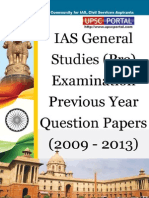 UPSC IAS Pre LAST 5 Year Papers General Studies