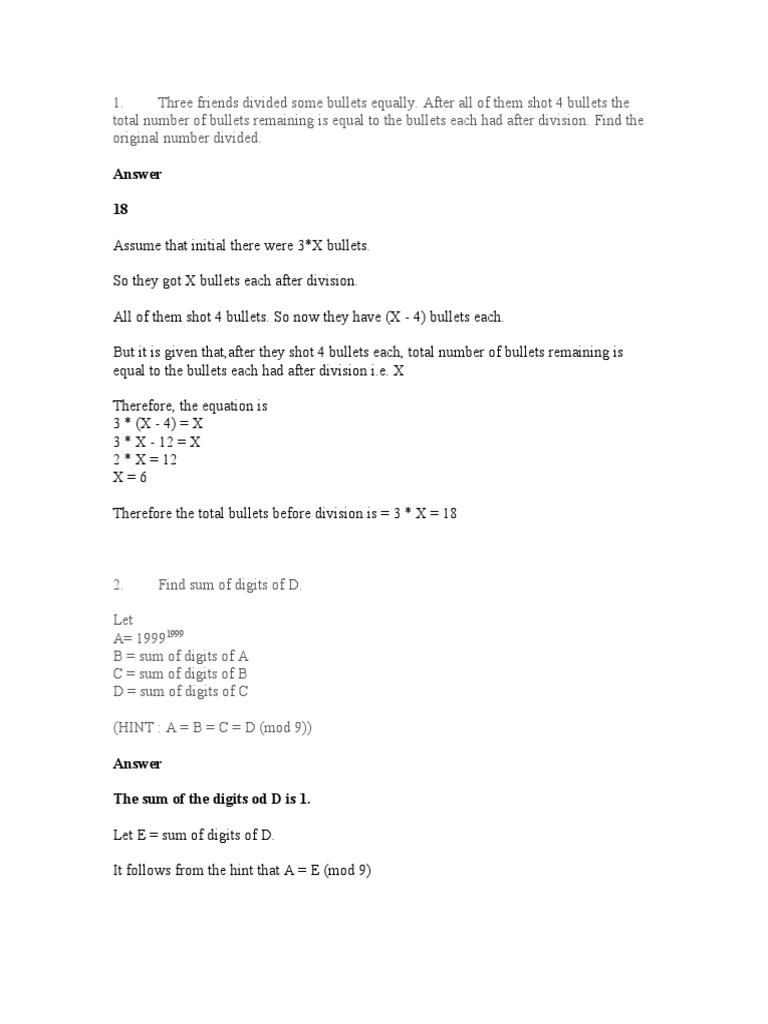 11 Puzzles  Summation  Teaching Mathematics For 7 3 Cell Transport Worksheet Answers%