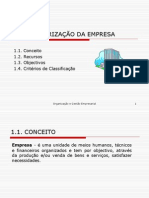 Organizacao e Gestao Empresarial