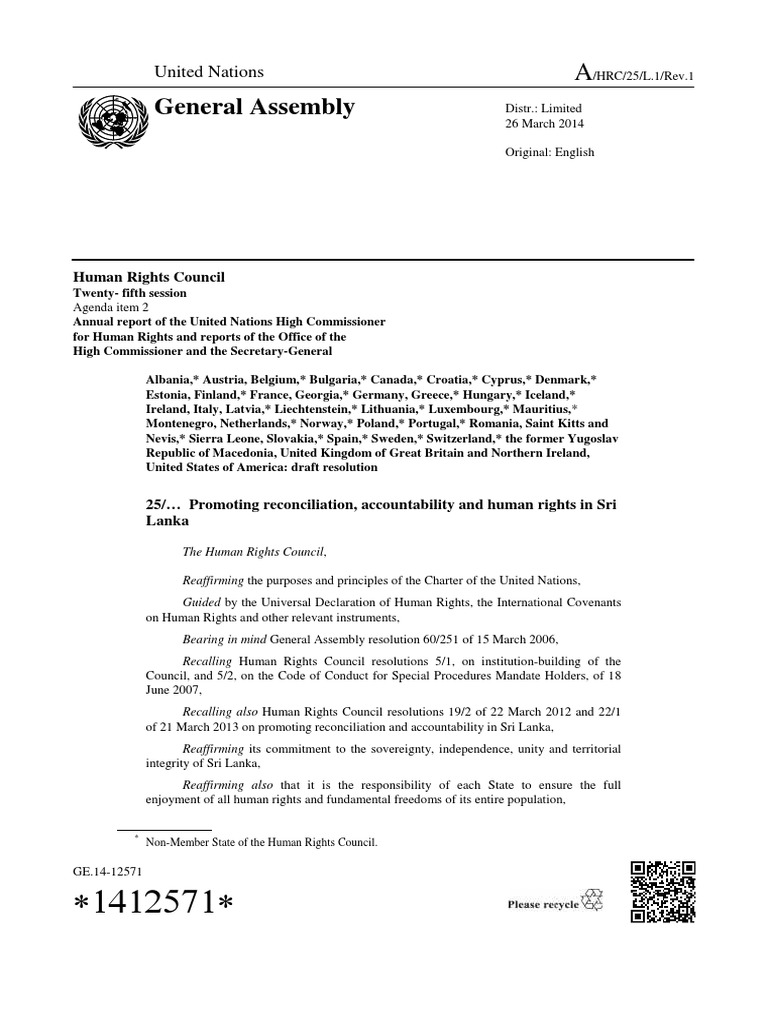 Un Report | PDF