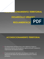 Acondicionamiento Territorial