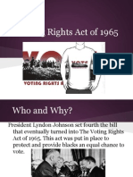 Dewy Carr Voting Rights Act 1965