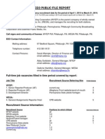 EEO Public File Report 2014 WYEP WESA