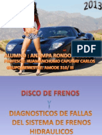 Disco de Frenos Diagnostico