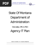 State of Montana Department of Administration Agency IT Plan