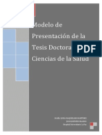Modelo de Presentacion de Tesis Doctoral en Ccias Salud1