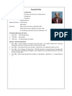 Faculty Profile: T S Rama Krishna Rao