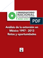 Analisis de La Extorsion en Mexico 1997 A 2013 PDF