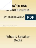 How To Use Speaker Deck