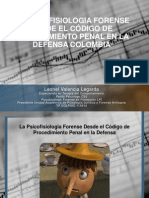 La Historia de La Psicofisiologia Forense en Colombia