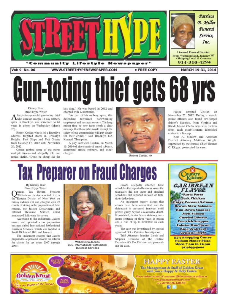 Street Hype Newspaper March 1931, 2014 PDF Lent Passion (Emotion)(04)