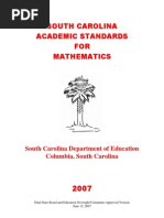 2007 Mathematics Standards