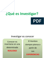 Qué Es Investigar