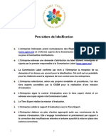 Procedure de Labellisation PDF