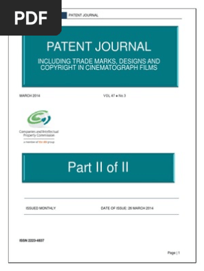 March 2014 Part 2 Of 2 Patent Application Trademark