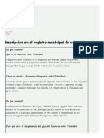 Inscripción en El Registro Municipal de Vehículo - Alcaldia Baruta