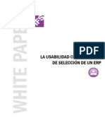 Usabilidad Criterio Seleccion Erp PDF