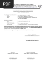Surat Keterangan Aktif Mengajar