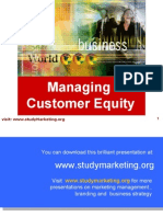 Customer Equity ppt