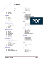 Download Power Point 2007 Tutorial by izahusni SN21499886 doc pdf