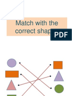 Match With The Correct Shapes