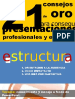 21 Reglas para Conseguir Presentaciones Profesionales