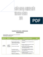 Planificación Anual Orientación Tercero Básico 2014