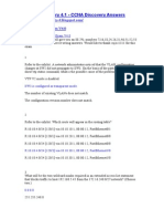 CCNA 3 Final V4.0 Answers