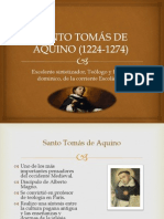 SANTO TOMÁS DE AQUINO (1224-1274)