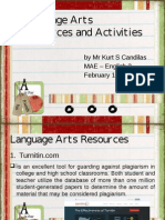 J Language Arts Resources and Activities