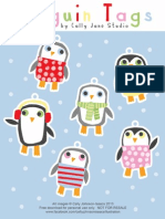 Cally Jane Studio - Penguin Tags