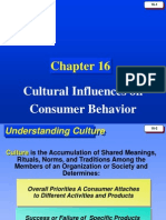 Cultural Influences On Consumer Behavior