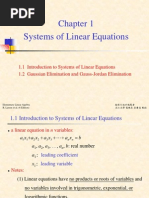 Systems of Linear Equations