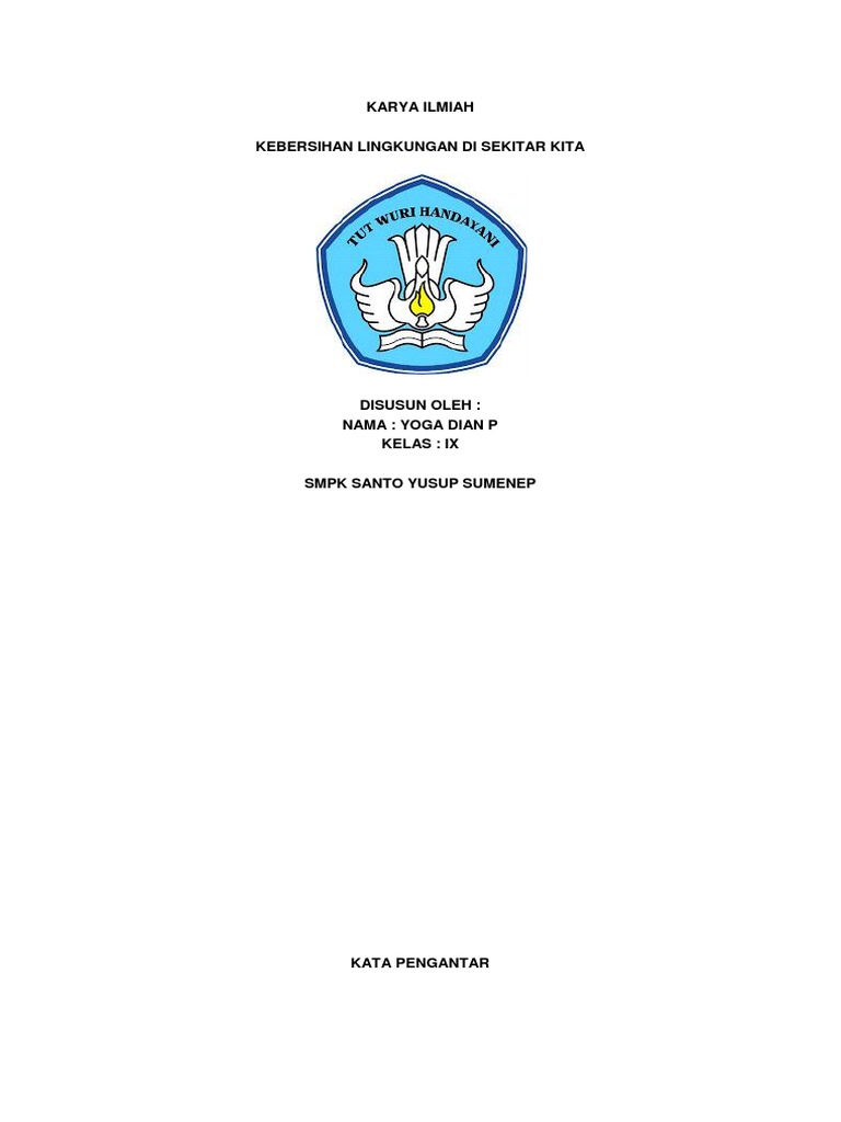 Contoh Karya Ilmiah Semi Formal Tentang Lingkungan