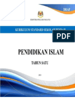 Dokumen Standard Kurikulum Pendidikan Islam Tahun 1